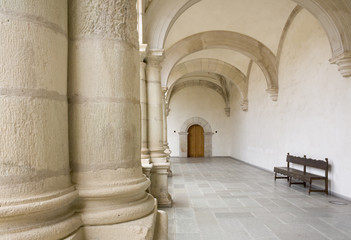 Courtyard of Museo Regional de Oaxaca, Oaxaca City, Mexico