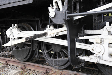 Fototapeta premium Steam Train Detail