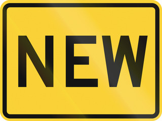 Road sign used in the US state of Delaware - New