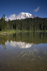 Mt. Rainier and Reflection Lake
