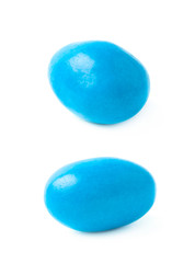 Chocolate peanut candy isolated