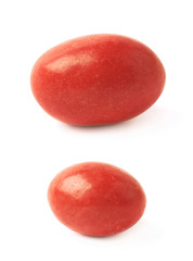 Chocolate peanut candy isolated