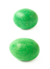 Chocolate peanut candy isolated