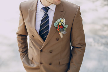 groom wedding suit