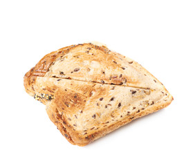 Press toasted sandwich isolated