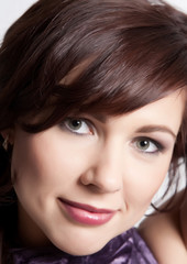 Obraz premium Beautiful young lady in studio. Portrait.