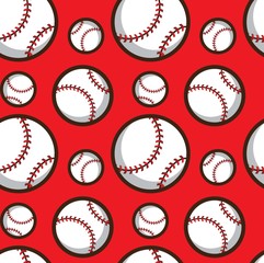 baseball seamless pattern