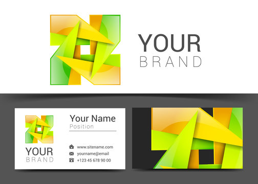 business card creative design template Corporate Identity logo