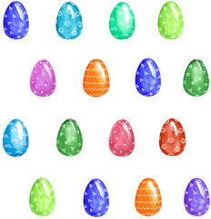 Easter eggs pattern