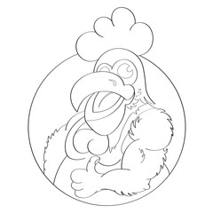 Illustration bodybuilder cock.