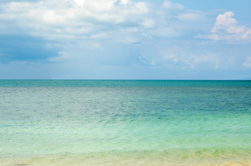 Beautiful tropical beach, sand of beach Thailand sea