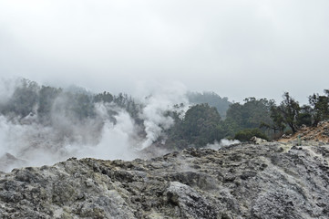 Salak Mount ,the volcanic crater in Bogor