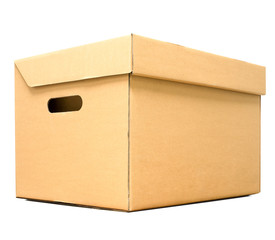 cardboard box for package object