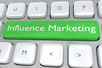 Influence Marketing concept