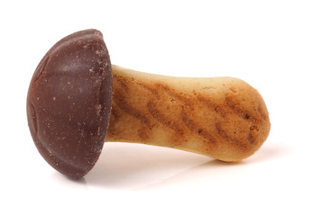 cookies in the shape of a mushroom