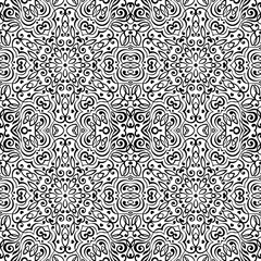 Seamless background with abstract ethnic pattern.