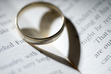 Book with Ring / Book with Ring and heart shadow