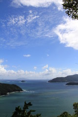 西海海岸から見た風景