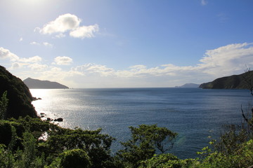 Fototapeta premium 西海海岸から見た風景