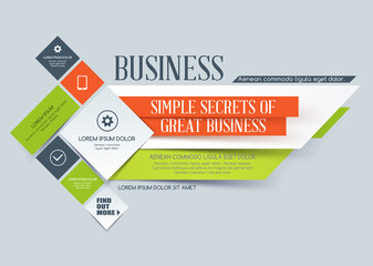 Vector brochure, flyer, magazine cover & poster template. Infographics.