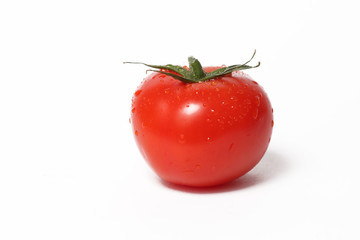Fresh red ripe tomato