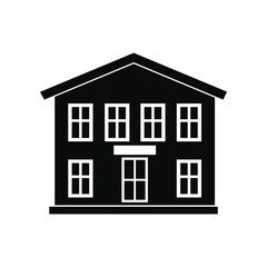 Two-storey house icon