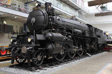 Fototapeta na wymiar Vintage train in Museum 7259