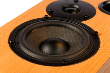 Speaker isolated on white background