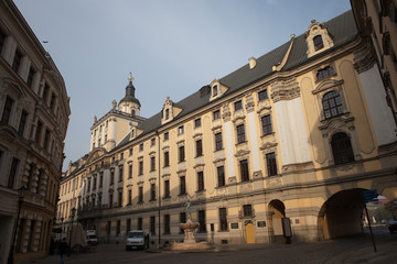 Fototapeta na wymiar University of Wrocław in Poland
