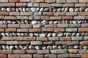 Ziegelmauer Sichtmauerwerk Backsteinmauer