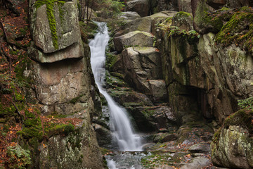 Podgorna Waterfall in Poland