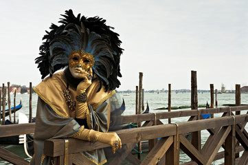 Carnival mask in Venice.