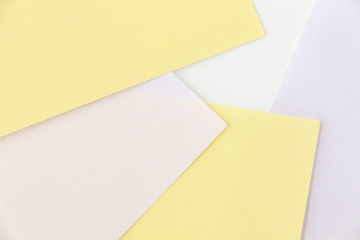 Background of colored papers 