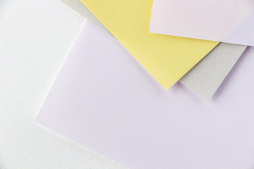 Background of colored papers 