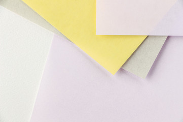 Background of colored papers 