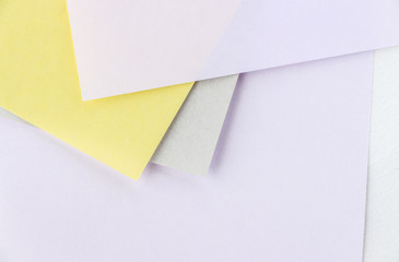 Background of colored papers 