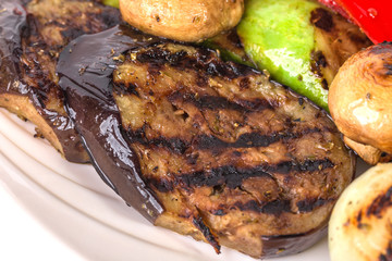 Delicious grilled vegetables.