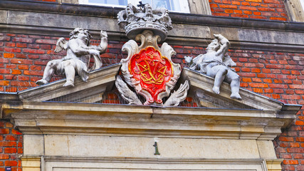 Fragment of Chancery building in Copenhagen