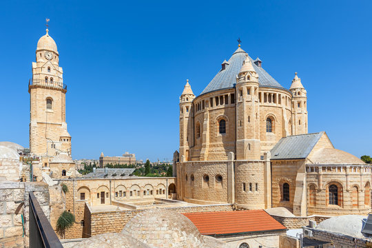 Church of Dormition in Jerusalem.