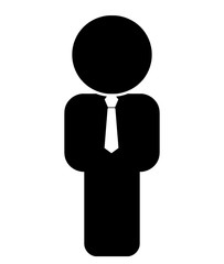 Homme avec une cravate