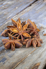 Closeup of star anise