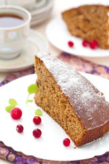 Cake with berries