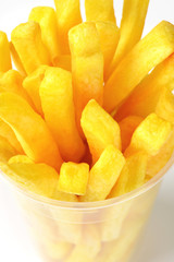 portion of French fries