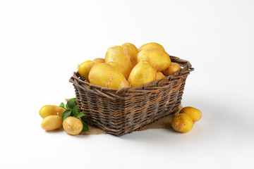 basket of potatoes