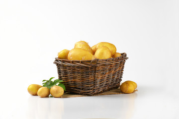 basket of potatoes