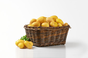 basket of potatoes