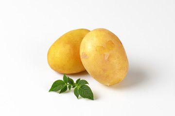 two new potatoes