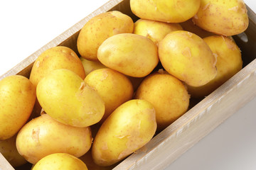 box of potatoes