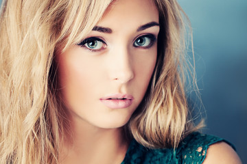 Obraz premium Pretty Girl. Beautiful Face