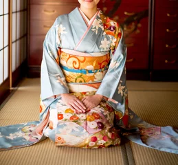 Foto op Plexiglas Japanese kimono © Take7